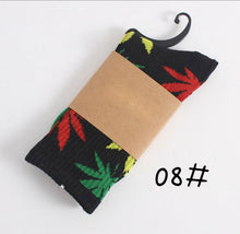 Load image into Gallery viewer, Winter high Quality Harajuku chaussette Style Weed Socks For Women Men&#39;s Cotton Hip Hop Socks Man Meias Mens Calcetines