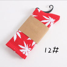 Load image into Gallery viewer, Winter high Quality Harajuku chaussette Style Weed Socks For Women Men&#39;s Cotton Hip Hop Socks Man Meias Mens Calcetines