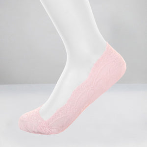 1 Pair Fashion Women Girls ECMLN Summer Socks Style Lace Flower Short Sock Antiskid Invisible Ankle Socks 2019 Sox