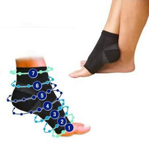 Foot angel anti fatigue compression foot sleeve Support Socks Men Brace Sock DropShip
