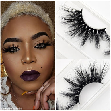 Visofree Eyelashes Mink Eyelashes Criss-cross Strands Cruelty Free High Volume Mink Lashes Soft Dramatic Eye lashes E80 Makeup