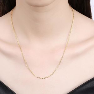 18K Gold Plated Classic London Chain Link Necklace