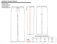 Load image into Gallery viewer, Ladies Pajama Pants with Waves