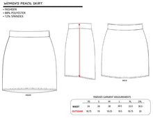 Load image into Gallery viewer, Pencil Skirt with Dollar Signs