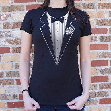 Tuxedo T-Shirt (Ladies)